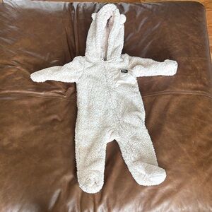 Eddie Bauer Cream Fleece Baby Footie